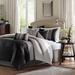 Madison Park Amherst Cal King 7 Piece Comforter Set in Black - Olliix MP10-227