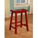 Color Story Crimson Red Counter Stool Powell 286-430