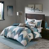 INK+IVY Alpine Full/Queen 3 Piece Duvet Cover Mini Set in Aqua - Olliix II12-783