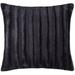 "Madison Park Duke 20x20"" Faux Fur Square Pillow in Black - Olliix MP30-2997"