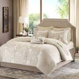Madison Park Essentials Vaughn King Complete Comforter & Cotton Sheet Set in Taupe - Olliix MPE10-016