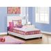 Bed / Twin Size / Platform / Bedroom / Frame / Upholstered / Pu Leather Look / Wood Legs / White / Transitional - Monarch Specialties I 5911T