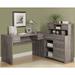 Computer Desk / Home Office / Corner / Left / Right Set-Up / Storage Drawers / L Shape / Work / Laptop / Laminate / Brown / Contemporary / Modern - Monarch Specialties I 7318