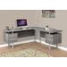 "Computer Desk / Home Office / Corner / Left / Right Set-Up / Storage Drawers / 70""L / L Shape / Work / Laptop / Metal / Laminate / Brown / Grey / Contemporary / Modern - Monarch Specialties I 7304"