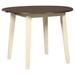 Signature Design Woodanville Round Drop Leaf Table - Ashley Furniture D335-15