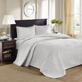 Madison Park Quebec Queen 3 Piece Bedspread Set in Grey - Olliix MP13-2989