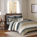 Madison Park Essentials Saben Cal King Complete Coverlet & Cotton Sheet Set in Taupe - Olliix MPE13-172