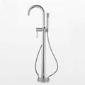 OVE Decors Athena Chrome 1-Handle Residential Freestanding Bathtub Faucet with Hand Shower - Ove Decors 15BTF-960110-BRAMO