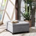 Madison Park Aspen Ottoman in Charcoal - Olliix FPF18-0256