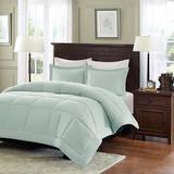 Madison Park Sarasota Full/Queen Microcell Down Alternative Comforter Mini Set in Seafoam - Olliix MP10-1256