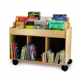 Mobile Book Storage Island - Whitney Brothers WB0383