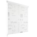 vidaXL Shower Roller Blind 160x240 cm Splash