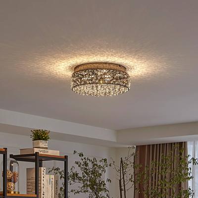 LED Deckenlampe Felias Lucande, chrom / silber, für Schlafzimmer, Modern, LED Deckenleuchte Image