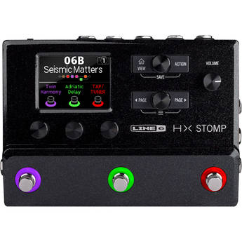 Line 6 HX Stomp Effects Pedal for Electric Guitar and Line Instruments HX STOMP