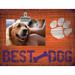 Clemson Tigers 10.5" x 8" Best Dog Clip Photo Frame