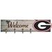 Georgia Bulldogs 24" x 6" Mounted Coat Hanger