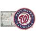 Washington Nationals 6" x 12" Mounted Key Holder