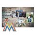 Miami Marlins 11" x 19" I Love My Family Clip Photo Frame