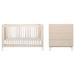 babyletto Gelato Convertible Standard Nursery Furniture Set, Metal in White/Brown | Wayfair