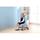 ApexDesk Little Soleil Children's Desk Chair Polyester in Blue | 31 H x 43 W x 27.5 D in | Wayfair ALSC2533-BL