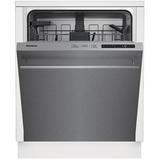 Blomberg 24" Dishwasher ADA w/Bar Handle 48dBA Top Control 6 cycle, Beam on Floor in Gray/White | 32.2 H x 23.56 W x 22.44 D in | Wayfair DW51600SS