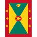 Toland Home Garden Flag of Grenada 28 x 40 inch House Flag, Polyester in Green/Red/Yellow | 40 H x 28 W in | Wayfair 1010627