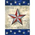 Toland Home Garden Stars on Star 2-Sided Polyester 40 x 28 in. House Flag in Blue | 40 H x 28 W in | Wayfair 102061