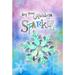Toland Home Garden Sparkly Holidays Polyester 18 x 12.5 inch Garden Flag in Blue/Gray | 18 H x 12.5 W in | Wayfair 1110118
