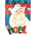 Toland Home Garden Snowy Noel 2-Sided Polyester 18 x 12.5 inch Garden Flag in Red | 18 H x 12.5 W in | Wayfair 112501