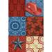 Toland Home Garden Cowboy Collage 2-Sided Polyester 18 x 12.5 inch Garden Flag in Blue/Red | 18 H x 12.5 W in | Wayfair 1110005