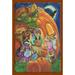 Toland Home Garden Critter Halloween 28 x 40 inch House Flag, Polyester in Brown/Orange | 40 H x 28 W in | Wayfair 1010103