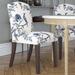 Wayfair Custom Upholstery™ Nadia Upholstered Parsons Chair Velvet/Fabric in Blue/Black | 38 H x 19 W x 26 D in 7D2E571A1A1E4308891EFC9FF9F47816