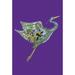 Toland Home Garden Animal Spirits- Heron In Flight Polyester 40 x 28 in. House Flag in Indigo | 40 H x 28 W in | Wayfair 1010042