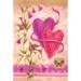 Toland Home Garden Love Birds 2-Sided Polyester 18 x 12.5 inch Garden Flag in Brown/Pink | 18 H x 12.5 W in | Wayfair 1110275