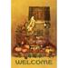 Toland Home Garden Autumn Farm Welcome Polyester 18 x 12.5 in. Garden Flag in Brown/Orange/Yellow | 18 H x 12.5 W in | Wayfair 1110520