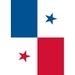 Toland Home Garden Flag of Panama 28 x 40 inch House Flag, Polyester in Blue/Red | 40 H x 28 W in | Wayfair 1010689