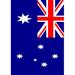 Toland Home Garden Flag of Australia Polyester 18 x 12.5 in. Garden Flag in Blue | 18 H x 12.5 W in | Wayfair 1110575