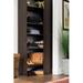 ClosetMaid SuiteSymphony 31.75" W Corner Shelf Unit Manufactured Wood in Brown | 41.1 H x 31.75 W x 19.67 D in | Wayfair 6625