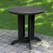 Darby Home Co Tion Plastic Dining Table Plastic in Black | 36 H x 48 W x 48 D in | Outdoor Dining | Wayfair 41CE88D7B40143B4849D37EAFC854C45