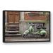 Ebern Designs 'Mint Green Scooter' Print on Canvas in White | 24 H x 36 W x 36 D in | Wayfair EBND6041 40811003