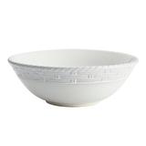 Paula Deen Vineyard Basket Round Stoneware Serving Bowl All Ceramic/Earthenware/Stoneware in White | 2.75 H x 10.23 W x 10 D in | Wayfair 46789