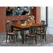 Darby Home Co Arlen 7 - Piece Butterfly Leaf Rubberwood Solid Wood Dining Set Wood/Upholstered in Brown | Wayfair DABY6270 39894069
