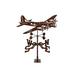 EZ Vane Inc B17 Airplane Weathervane Metal/Steel in Brown/Gray | 24 H x 21 W x 9 D in | Wayfair Airplane B17 Weathervane - Deck Mount