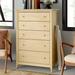 Copeland Furniture Sarah 5 Drawer 33.75" W Chest Wood in Red | 48.5 H x 33.75 W x 20.25 D in | Wayfair 2-SRH-51-43
