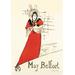 Buyenlarge 'May Belfort (Irish Singer)' by Toulouse - Lautrec Painting Print in Red | 30 H x 20 W x 1.5 D in | Wayfair 0-587-00048-1C2030