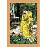 Buyenlarge The Frog Prince - In Yellow by Walter Crane Painting Print, Ceramic in Green/Yellow | 36 H x 24 W x 1.5 D in | Wayfair