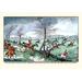 Buyenlarge 'Hunters Race after the Hounds in Full Cry' by Henry Thomas Alken Painting Print in Green | 24 H x 36 W x 1.5 D in | Wayfair