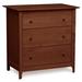 Copeland Furniture Sarah 3 Drawer 33.75" W Solid Wood Chest Wood in Brown | 33.75 H x 33.75 W x 20.25 D in | Wayfair 2-SRH-31-33