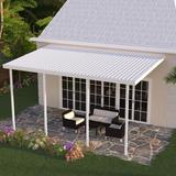 Heritage Patios Metal Standard Patio Awning in White | 120 H x 312 W x 96 D in | Wayfair H1P253006700826