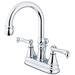 Kingston Brass Royale Centerset Bathroom Faucet w/ Drain Assembly, Ceramic in Gray | 9.13 H in | Wayfair KS2611FL